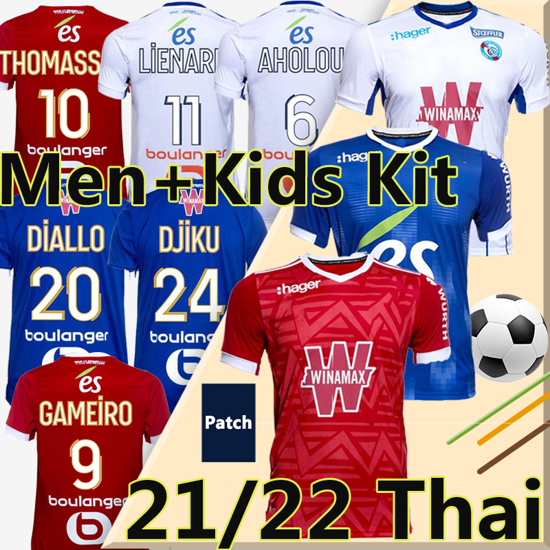 21/22 RC STRASBOURG ALSACE Soccer Jerseys 2021 2022 Maillot de football shirts DJIKU THOMASSON LALA MOTHIBA SISSOKO third men+kids kit uniforms 3rd, Sitelasibao 21-22 away
21/22 RC STRASBOURG ALSACE Soccer Jerseys 2021 2022 Maillot de football shirts DJIKU THOMASSON LALA MOTHIBA SISSOKO third men+kids kit uniforms 3rd, Sitelasibao 21-22 away