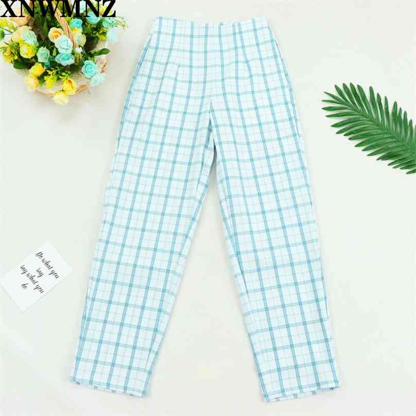 Vintage Plaid High Waist Pocket Summer Jogger Pant Women Skinny Girl Korean Streetwear Fashion Trouser Harajuku Ankle Slim Harem 210520, Blue
Vintage Plaid High Waist Pocket Summer Jogger Pant Women Skinny Girl Korean Streetwear Fashion Trouser Harajuku Ankle Slim Harem 210520, Blue
