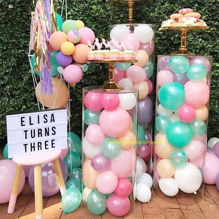 Party Decoration 3pcs/set) Clear Crystal Acrylic Cylinder Pedestal Round Plinth For Wedding Backdrop Display Stand Rack Tb3142
Party Decoration 3pcs/set) Clear Crystal Acrylic Cylinder Pedestal Round Plinth For Wedding Backdrop Display Stand Rack Tb3142