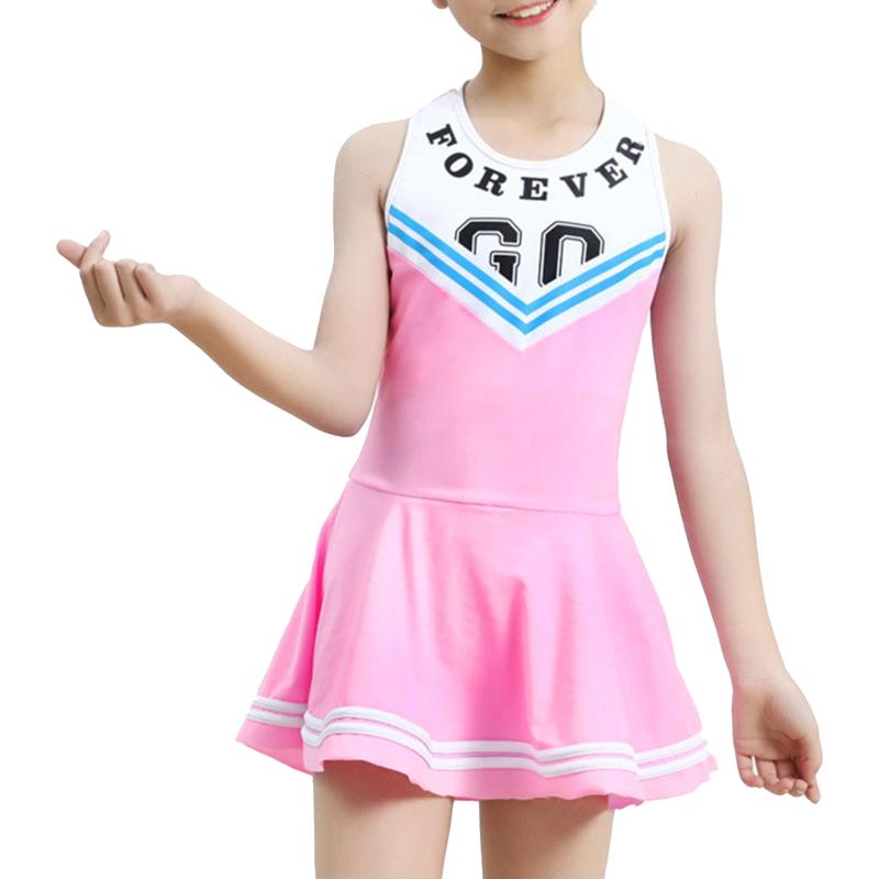 Girl's Dresses Kids Big Girls Sports Gymnastics Leotard Dress Cheerleader Costume Sleeveless Letters Stripes Print Cheerleading Dance, Red;yellow
Girl's Dresses Kids Big Girls Sports Gymnastics Leotard Dress Cheerleader Costume Sleeveless Letters Stripes Print Cheerleading Dance, Red;yellow