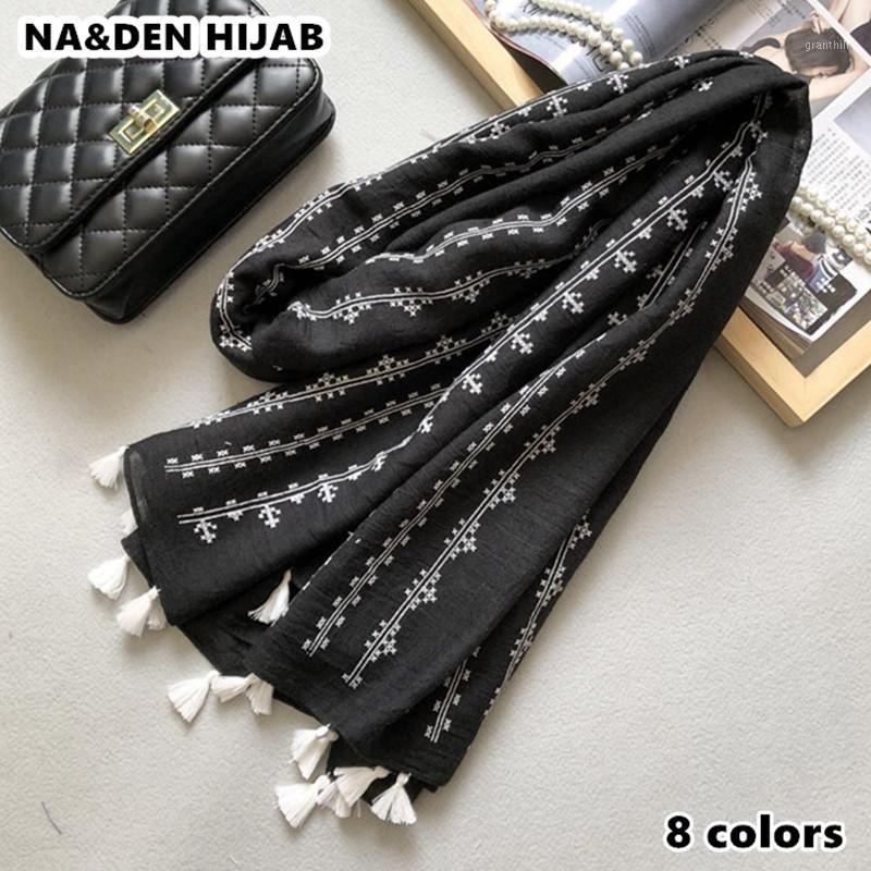Scarves 1pc Scarf Vintage Striped Pattern Shawls Tassel Print Long Shawl Women Muslim Hijab Scarfs Fashion Muffler, Blue;gray
Scarves 1pc Scarf Vintage Striped Pattern Shawls Tassel Print Long Shawl Women Muslim Hijab Scarfs Fashion Muffler, Blue;gray
