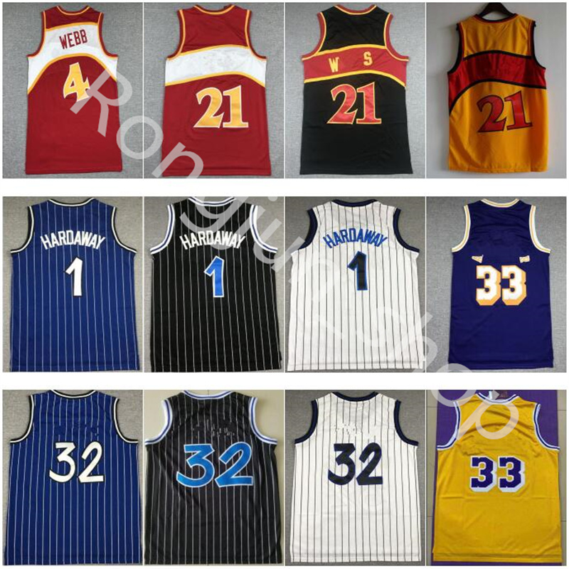 Mitchell Ness Vintage Mens Retro 33 Basketball Jersey Spud Webb 4 Red 21 Penny 1 Hardaway 32 Shorts Jerseys Black White Blue All Stitched Top Quality, As the picture
Mitchell Ness Vintage Mens Retro 33 Basketball Jersey Spud Webb 4 Red 21 Penny 1 Hardaway 32 Shorts Jerseys Black White Blue All Stitched Top Quality, As the picture