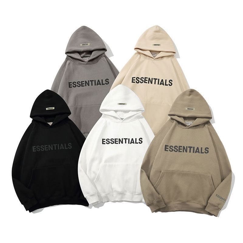 Fear of God double line essentials fashion new chest pressure rubber Hooded Sweater fog, Black
Fear of God double line essentials fashion new chest pressure rubber Hooded Sweater fog, Black