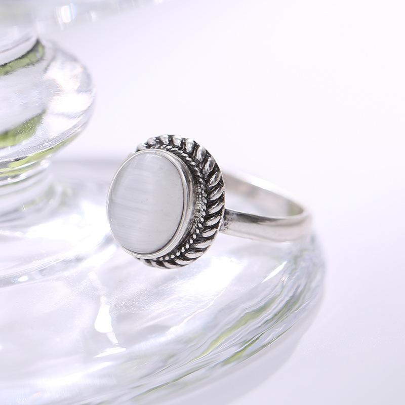 Cluster Rings European 925 Silver Opal Ring Female Crystal From Swarovskis Simple Luxury Sapphire Anti-allergic Christmas Gift, Golden;silver
Cluster Rings European 925 Silver Opal Ring Female Crystal From Swarovskis Simple Luxury Sapphire Anti-allergic Christmas Gift, Golden;silver