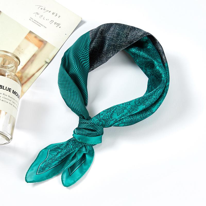 Scarves Spring And Summer Small Square Scarf Bandana Plaid Patchwork Women's Silk 53*53cm
Scarves Spring And Summer Small Square Scarf Bandana Plaid Patchwork Women's Silk 53*53cm