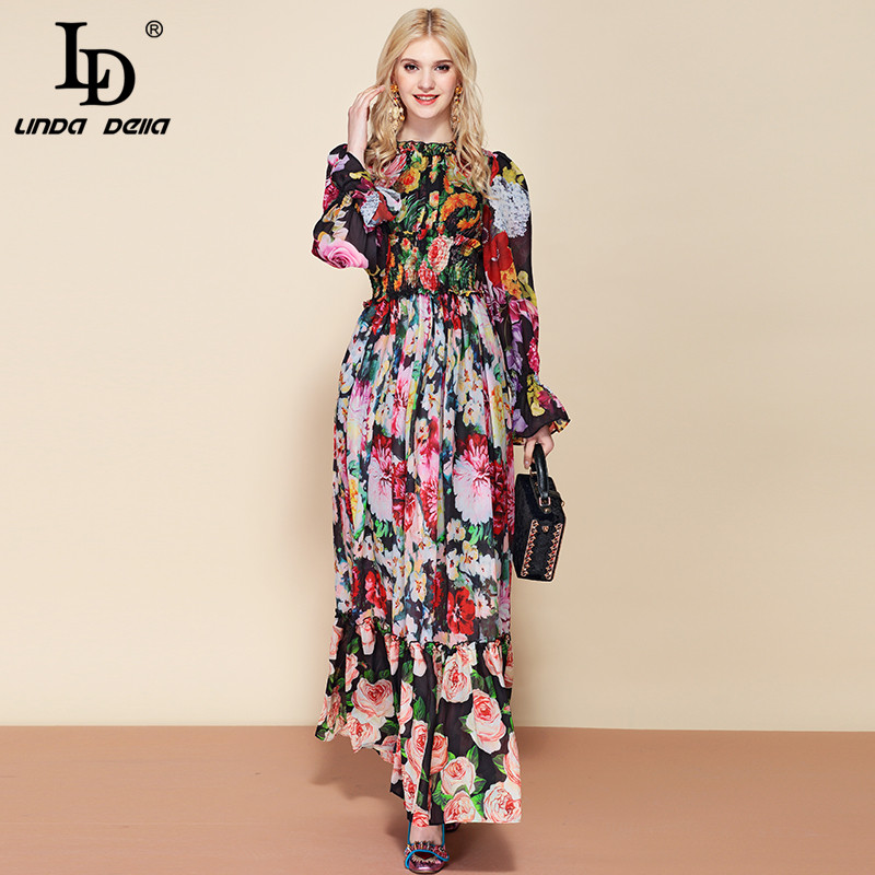 2021ld linda della fashion runway summer long sleeve maxi dress womens elastic waist floral print elegant party holiday long dress, Black;gray
2021ld linda della fashion runway summer long sleeve maxi dress womens elastic waist floral print elegant party holiday long dress, Black;gray