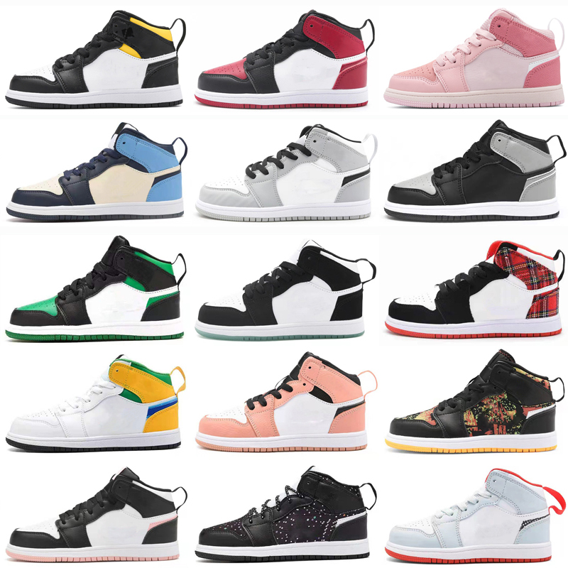 Top quality Jumpmans 1 1s Kids Basketball Shoes Paint Drip Light Smoke Grey Pink Quartz Shadow Lucky Green Boys Girls Toddler Outdoor Sneakers Size 26-35, As photo 26
Top quality Jumpmans 1 1s Kids Basketball Shoes Paint Drip Light Smoke Grey Pink Quartz Shadow Lucky Green Boys Girls Toddler Outdoor Sneakers Size 26-35, As photo 26