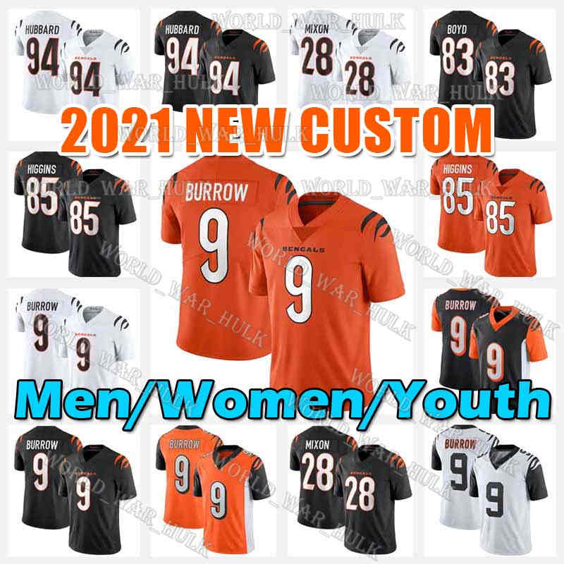 Cincinnati Bengals Football Jersey Joe Burrow Mixon John Ross III Jessie Bates Trey Hopkins Akeem Davis-Gaither Tee Higgins 2021 Custom Bernard Brandon Wilson, Custom 2020 new men (menghu)
Cincinnati Bengals Football Jersey Joe Burrow Mixon John Ross III Jessie Bates Trey Hopkins Akeem Davis-Gaither Tee Higgins 2021 Custom Bernard Brandon Wilson, Custom 2020 new men (menghu)