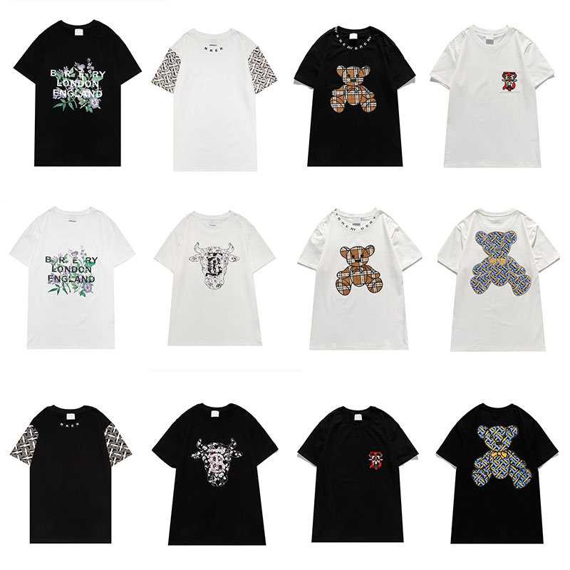 Summer England Brand Mens Designers T Shirts Loose Tees Fashion Tops Man Bur Casual Shirt Luxurys Clothing Streetwear Shorts Sleeve Men Clot, White;black
Summer England Brand Mens Designers T Shirts Loose Tees Fashion Tops Man Bur Casual Shirt Luxurys Clothing Streetwear Shorts Sleeve Men Clot, White;black
