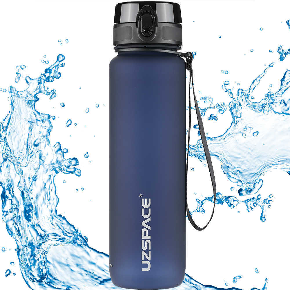 UZSPACE Sport Water Bottle 800ml 1000ml BPA Free Leakproof Reusable Tritan Bottle for Sport Fitness Lightweight Sustainable 210610
UZSPACE Sport Water Bottle 800ml 1000ml BPA Free Leakproof Reusable Tritan Bottle for Sport Fitness Lightweight Sustainable 210610