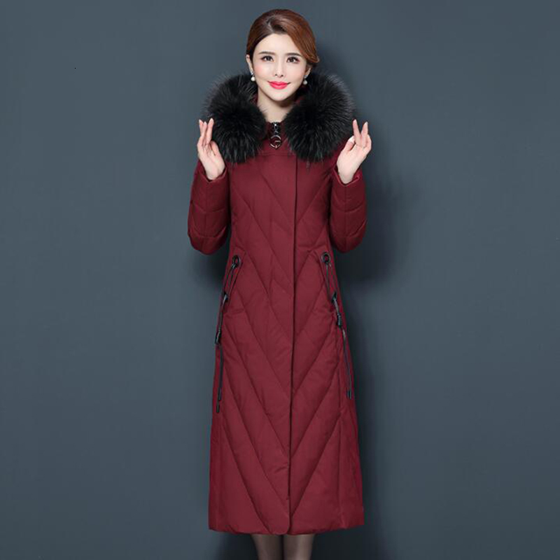 down Winter Women Real Natural Fox Fur Collar Coat Parkas Thick Warm 90% White Duck Down Jacket Hooded Long Outwear, Black
down Winter Women Real Natural Fox Fur Collar Coat Parkas Thick Warm 90% White Duck Down Jacket Hooded Long Outwear, Black