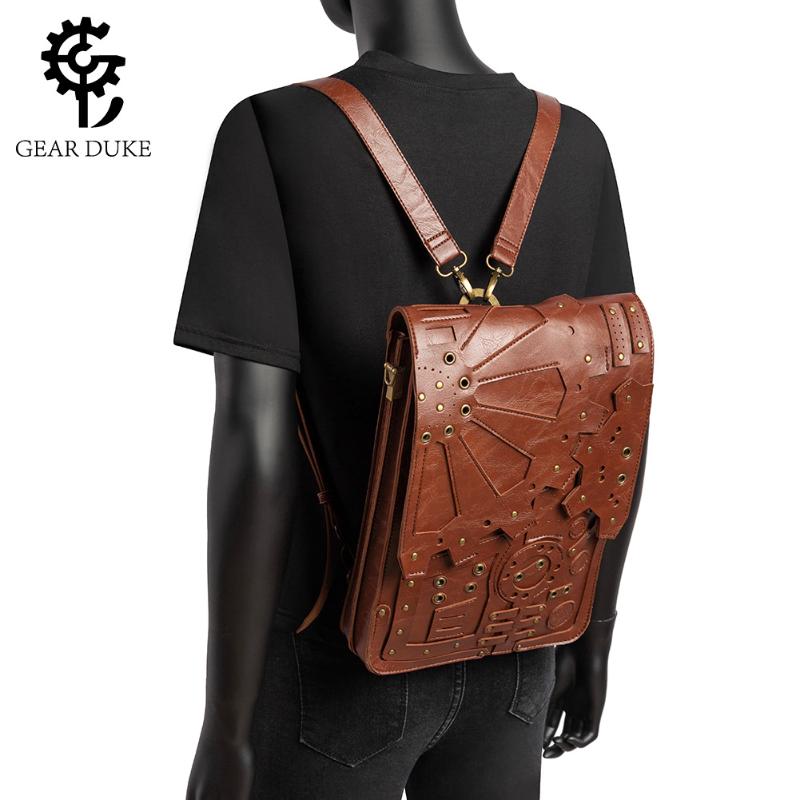 Bag Women's 2021 Steampunk Gear Double Shoulder Schoolbag Single Messenger Evening Bags
Bag Women's 2021 Steampunk Gear Double Shoulder Schoolbag Single Messenger Evening Bags