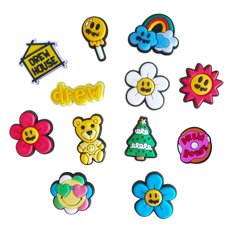 100pcs Cartoon Croc Charms for Shoe Decoration Accessories Clog Bracelet Decor Children Kids Birthday Gifts, White;pink
100pcs Cartoon Croc Charms for Shoe Decoration Accessories Clog Bracelet Decor Children Kids Birthday Gifts, White;pink