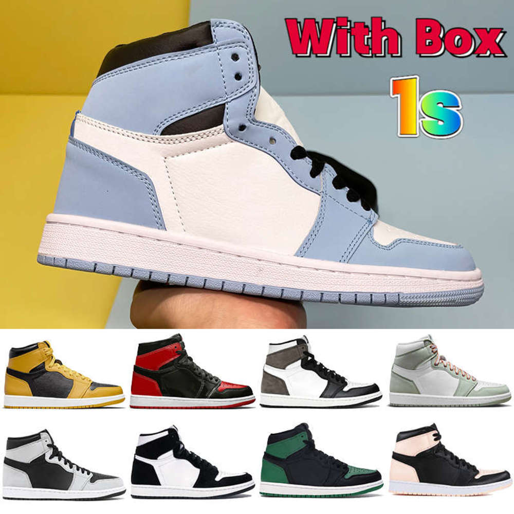 With Box 1 1s mens Basketball Shoes university blue seafoam pollen patent bred dark mocha top 3 hyper royal toe UNC men women sneakers, 05 seafoam
With Box 1 1s mens Basketball Shoes university blue seafoam pollen patent bred dark mocha top 3 hyper royal toe UNC men women sneakers, 05 seafoam