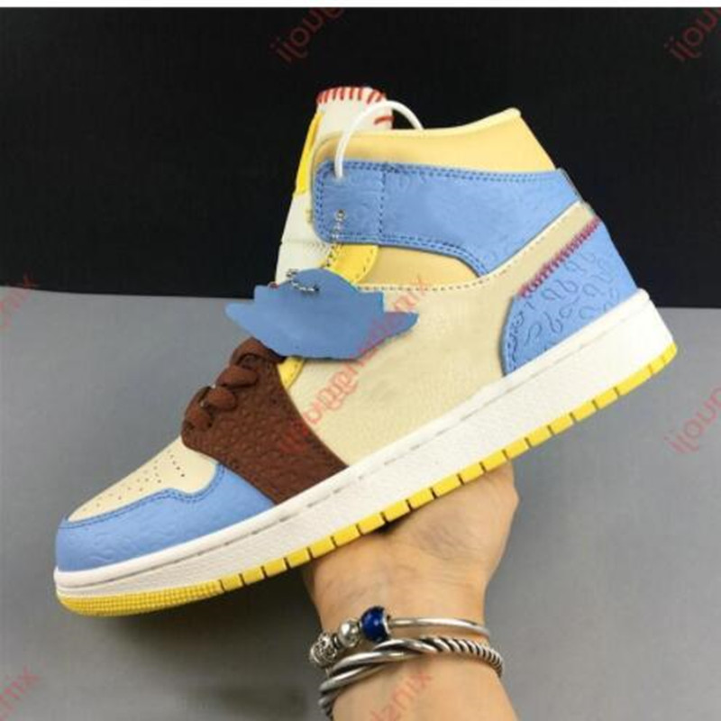 Authentic 1 Shoes Mid SE Fearless Maison 1S Chateau Rouge Retroes PALE VANILLA CINNAMON Blue Yellow Men Sports Sneakers, Bubble wrap packaging
Authentic 1 Shoes Mid SE Fearless Maison 1S Chateau Rouge Retroes PALE VANILLA CINNAMON Blue Yellow Men Sports Sneakers, Bubble wrap packaging