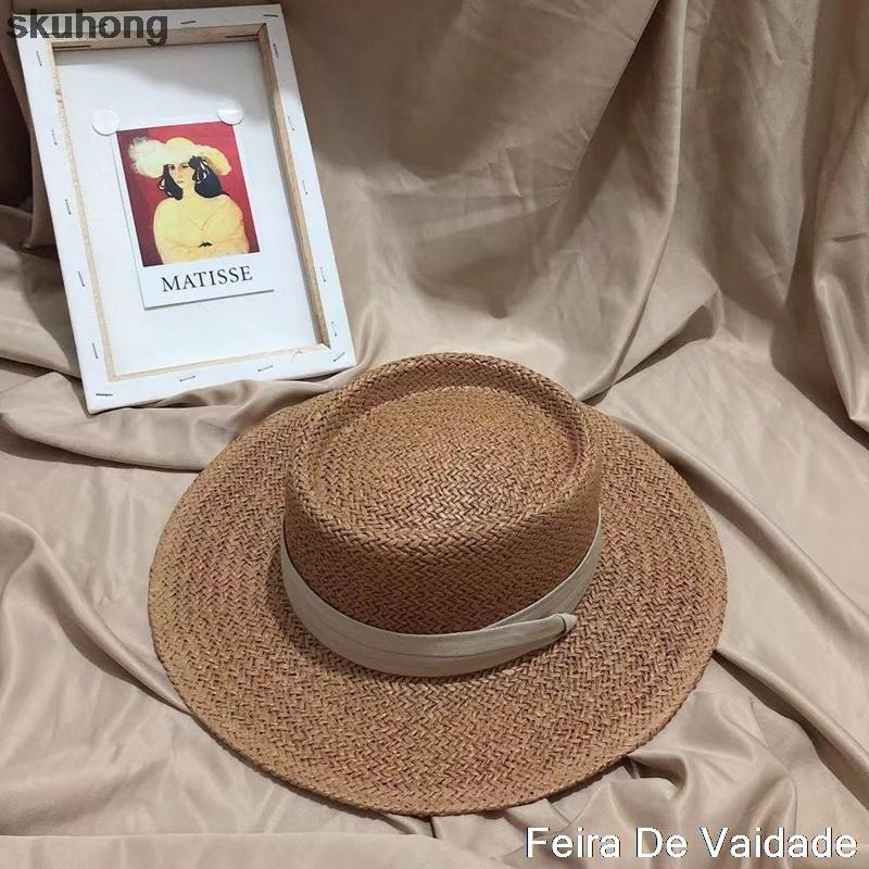 Wide Brim Hats Summer Women Hat Beach Straw Panama Ladies Cap Fashionable Handmade Casual Flat Sun For, Blue;gray
Wide Brim Hats Summer Women Hat Beach Straw Panama Ladies Cap Fashionable Handmade Casual Flat Sun For, Blue;gray