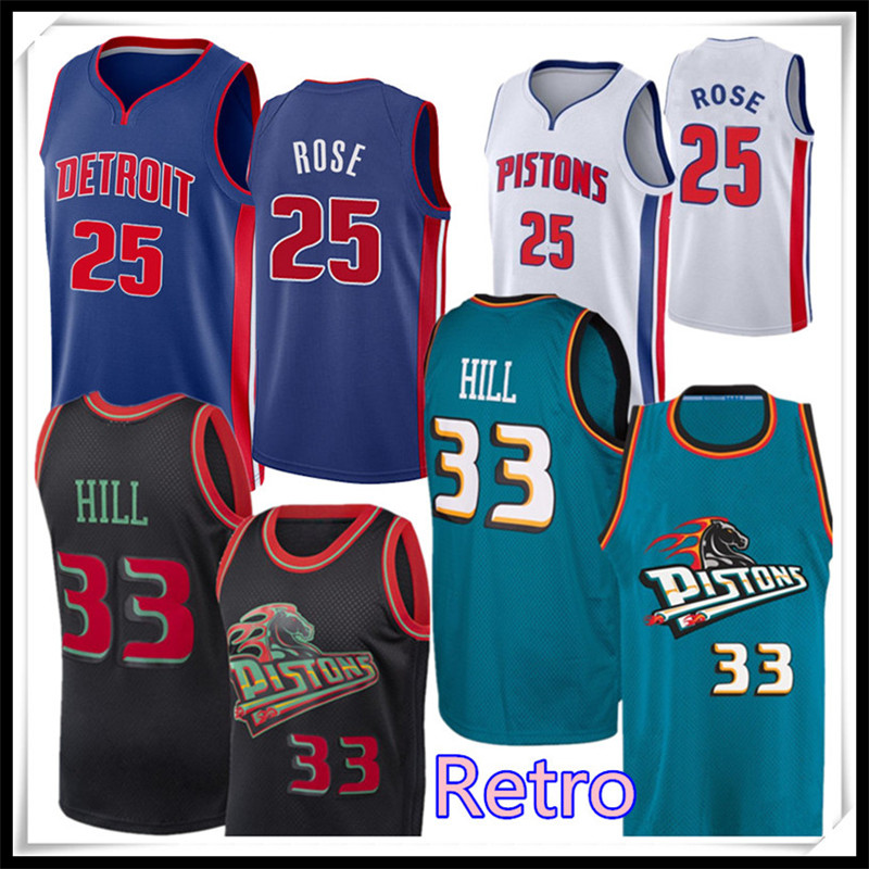 Grant 33 Hill Jersey 11 Isiah # Thomas 10 Dennis # Rodman Basketball Derrick 25 Rose Jerseys Retro Mesh Black, Black;red
Grant 33 Hill Jersey 11 Isiah # Thomas 10 Dennis # Rodman Basketball Derrick 25 Rose Jerseys Retro Mesh Black, Black;red