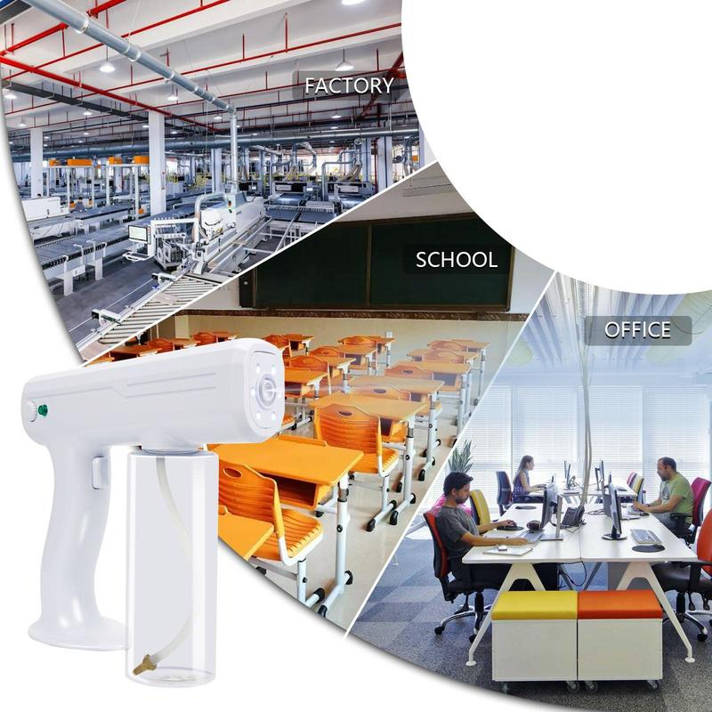 New Design Handheld Rechargeable Nano Sprayer Disinfection Spray Gun, Large Capacity Electric Sprayer Nozzle