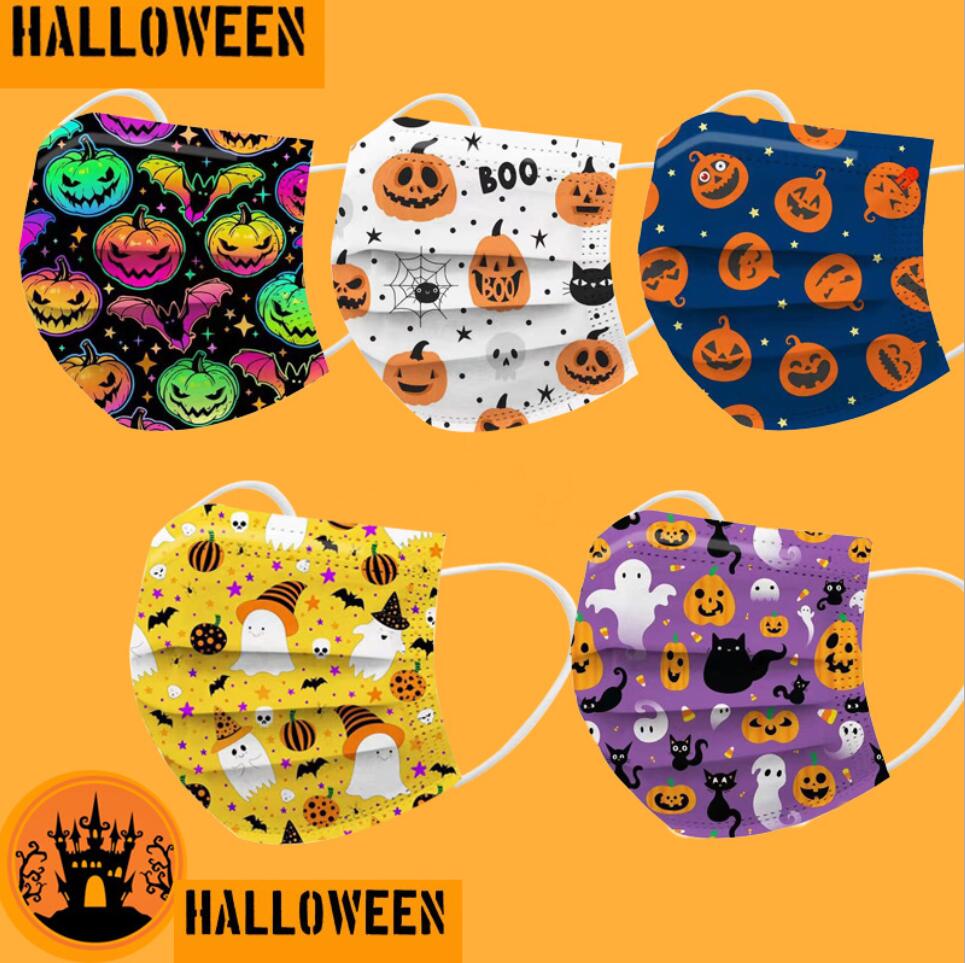 3 Layer Halloween Print Disposable Mask Adult Men Women 95% Filtration Efficiency Dustproof Prevention of Influenza Face Mouth Masks Activat
3 Layer Halloween Print Disposable Mask Adult Men Women 95% Filtration Efficiency Dustproof Prevention of Influenza Face Mouth Masks Activat
