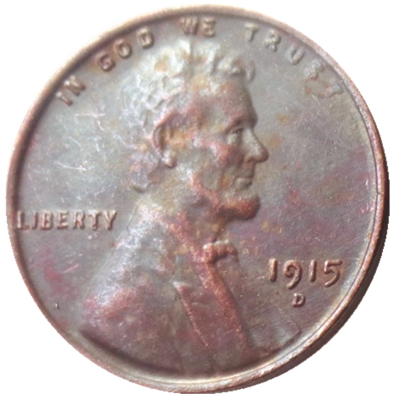 US Lincoln One Cent 1915-PSD 100% Copper Copy Coins metal craft dies manufacturing factory Price
US Lincoln One Cent 1915-PSD 100% Copper Copy Coins metal craft dies manufacturing factory Price