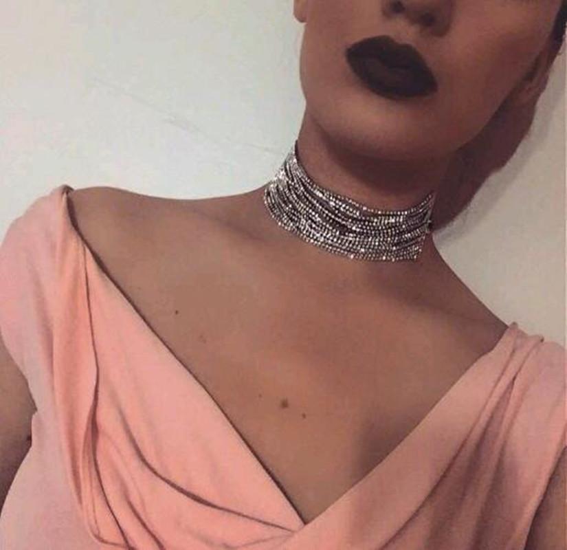 Chokers MFU 2021 Summer Fashion Crystal Gold Color &Silver Chain Tassel Star Choker Necklace For Women Necklaces & Pendan
Chokers MFU 2021 Summer Fashion Crystal Gold Color &Silver Chain Tassel Star Choker Necklace For Women Necklaces & Pendan