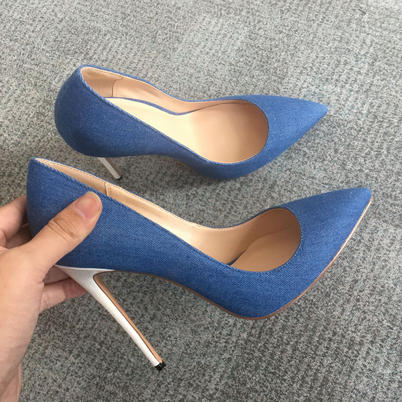 Sandals Fashion Sexy Women's Singles Shoes Pumps Black Pointed Toe Heels Shallow Mouth Work Denim High Heel Women C026A 6PFO, Sky blue
Sandals Fashion Sexy Women's Singles Shoes Pumps Black Pointed Toe Heels Shallow Mouth Work Denim High Heel Women C026A 6PFO, Sky blue