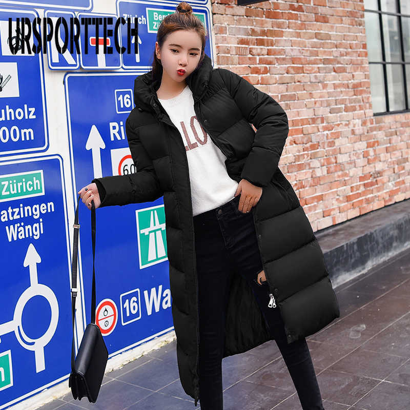 High Quality Long Winter Jacket and Coat for Women Hooded Long Parka Mujer Women Elegant Casaco Feminino Parka Outwear Invierno 210528