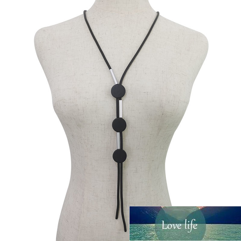 YD&YDBZ Multi Color Round Button Matching Necklace For Women Simple Black Leather Rope Statement Necklaces Colthes Accesories
YD&YDBZ Multi Color Round Button Matching Necklace For Women Simple Black Leather Rope Statement Necklaces Colthes Accesories