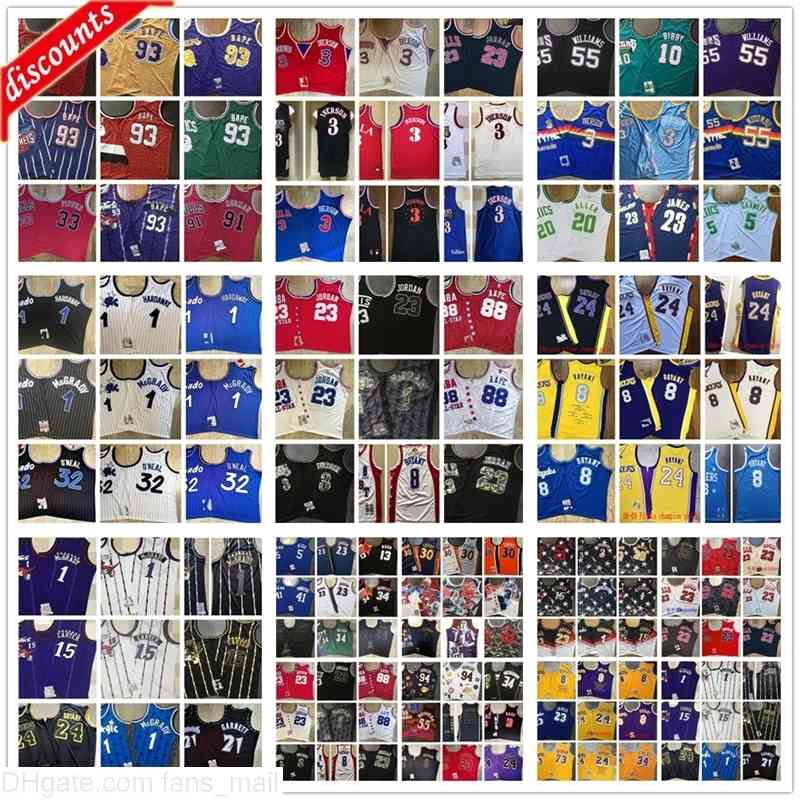 Real Cheap Retro Vintage Jerseys Iverson Hill Pippen Rodman Mutombo Bibby McGrady Hardaway Curry Nash Malone Stockton Garnett, Tell us which number
Real Cheap Retro Vintage Jerseys Iverson Hill Pippen Rodman Mutombo Bibby McGrady Hardaway Curry Nash Malone Stockton Garnett, Tell us which number