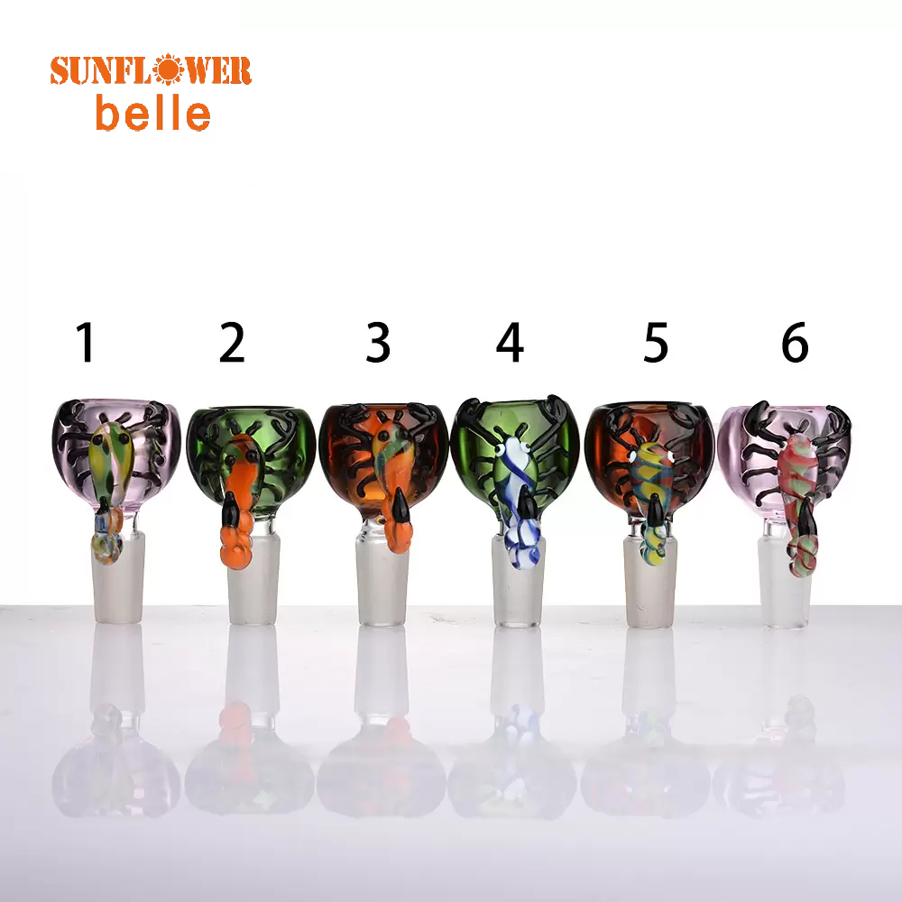 Smoking accessories Glass bowl 10/14 mm male Herb Holder with Scorpion For Bong Water Pipe Hookah Dab Rig
Smoking accessories Glass bowl 10/14 mm male Herb Holder with Scorpion For Bong Water Pipe Hookah Dab Rig