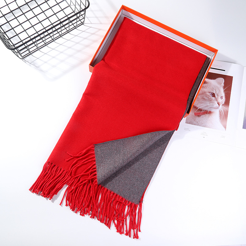 Artificial Cashmere Scarf Womens Monochrome Thickened Korean Style Scarf Long Double-Sided Thermal Shawl Autumn and Winter Wholesale
Artificial Cashmere Scarf Womens Monochrome Thickened Korean Style Scarf Long Double-Sided Thermal Shawl Autumn and Winter Wholesale