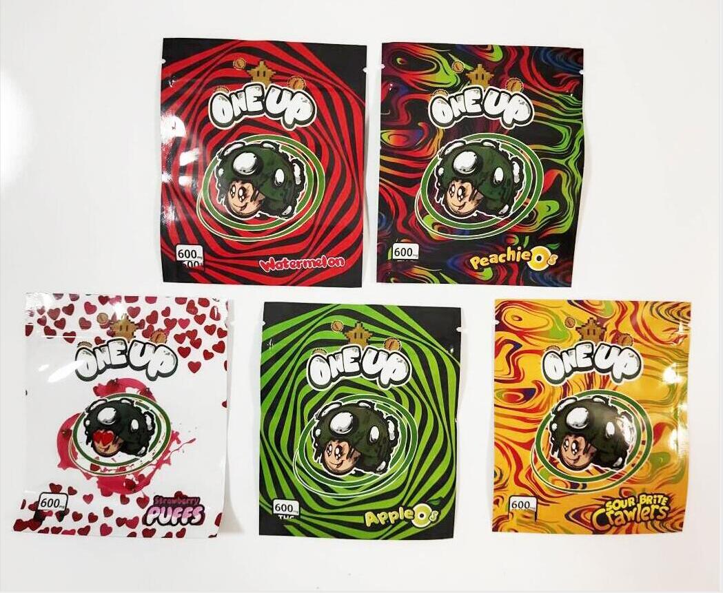 600 mg one up packaging candy bag errlli trrlli brite puff crawlers peachie strawberry edibles Gummies Package Zipper mylar bags
600 mg one up packaging candy bag errlli trrlli brite puff crawlers peachie strawberry edibles Gummies Package Zipper mylar bags