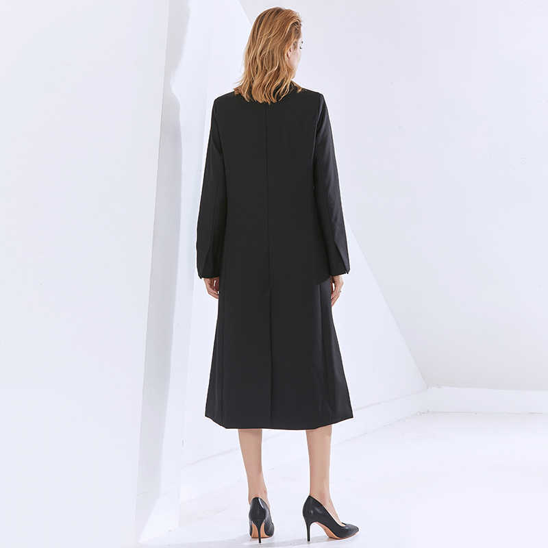 TWOTYLE Korean Spring Black Blazer For Women Notched Long Sleeve Casual Minimalist Blazers Female Fashion Clothing 210930