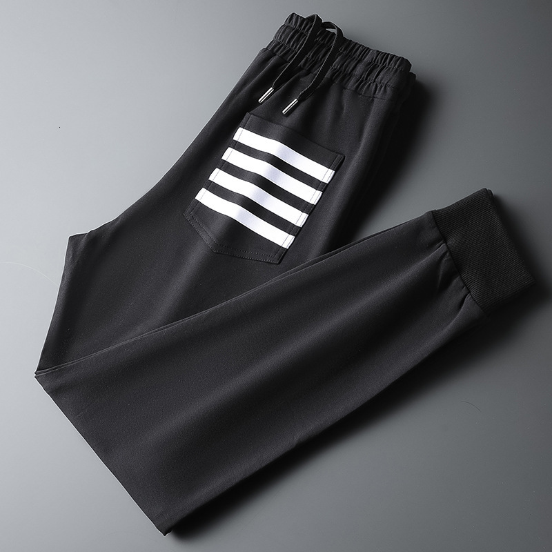 casual pants summer pure cotton sports men's leg tied nine point straight four bar guard fashion leggings, Black
casual pants summer pure cotton sports men's leg tied nine point straight four bar guard fashion leggings, Black