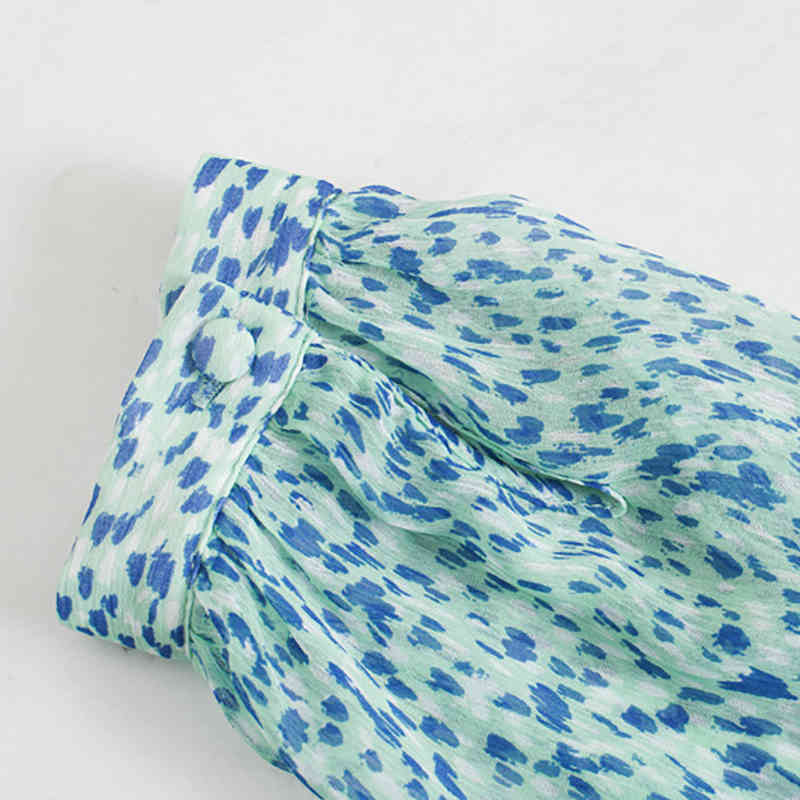 Fashion Women Bow Tie Floral Print Mini Dress Lantern Long Sleeve Chic Cake Bandage Sweet Bud es Lady Ropa De Mujer 210515