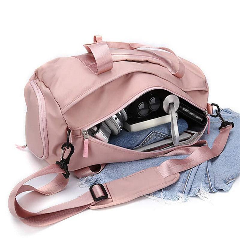 Duffel Bags Pink Simple Modern Multifunctional Breathable Waterproof Outdoor Travel Handbag Bag Case Satchel
Duffel Bags Pink Simple Modern Multifunctional Breathable Waterproof Outdoor Travel Handbag Bag Case Satchel