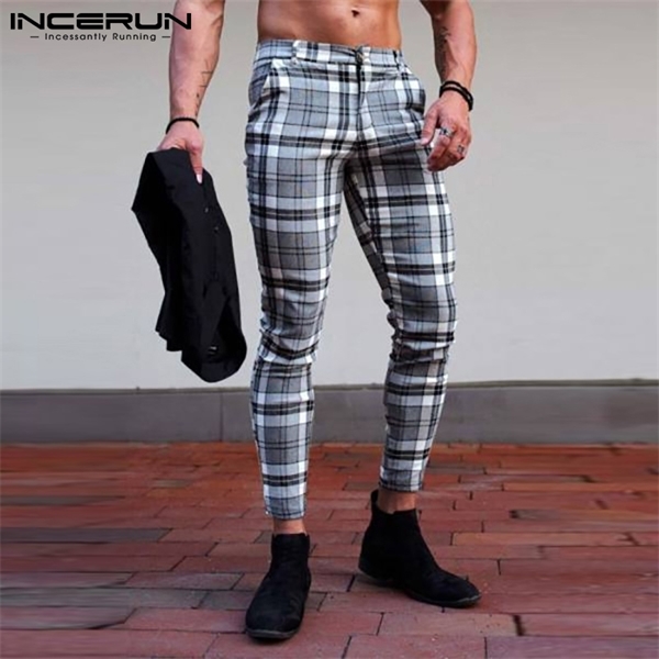 INCERUN Western Style New Mens Pantalones Fashionable Design Long Pant Lattice All-match Leisure Outdoor Trousers Plus Size 2021 Y1217, Grey
INCERUN Western Style New Mens Pantalones Fashionable Design Long Pant Lattice All-match Leisure Outdoor Trousers Plus Size 2021 Y1217, Grey