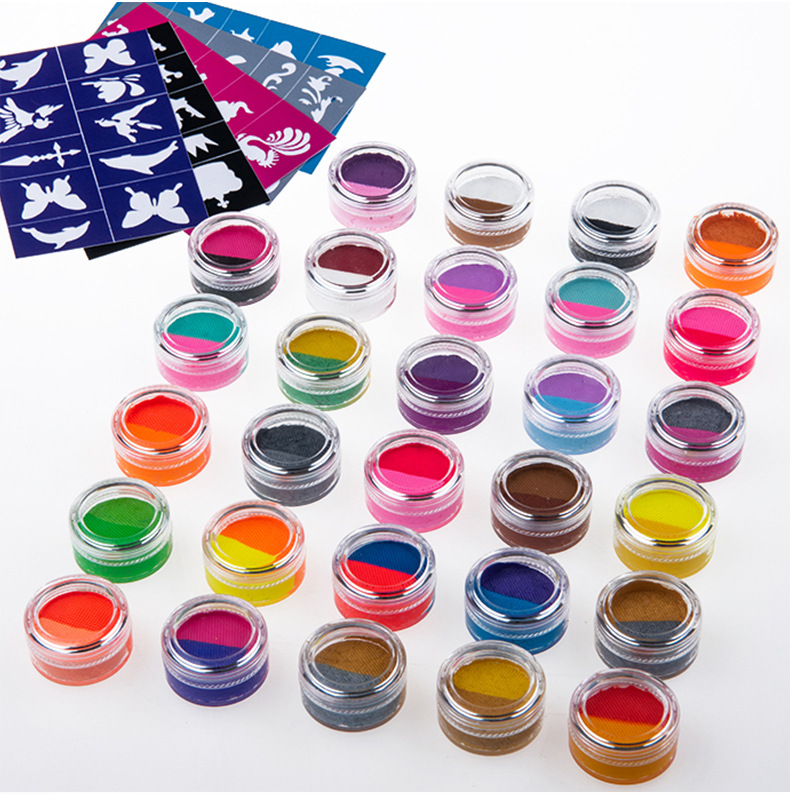 10g Double-color Face Painting Rainbow Cake Eyeliner Cream Eye Liner Paintings Matching Color Holiday Carnival Facial Paint, For more collor;pls contact us
10g Double-color Face Painting Rainbow Cake Eyeliner Cream Eye Liner Paintings Matching Color Holiday Carnival Facial Paint, For more collor;pls contact us