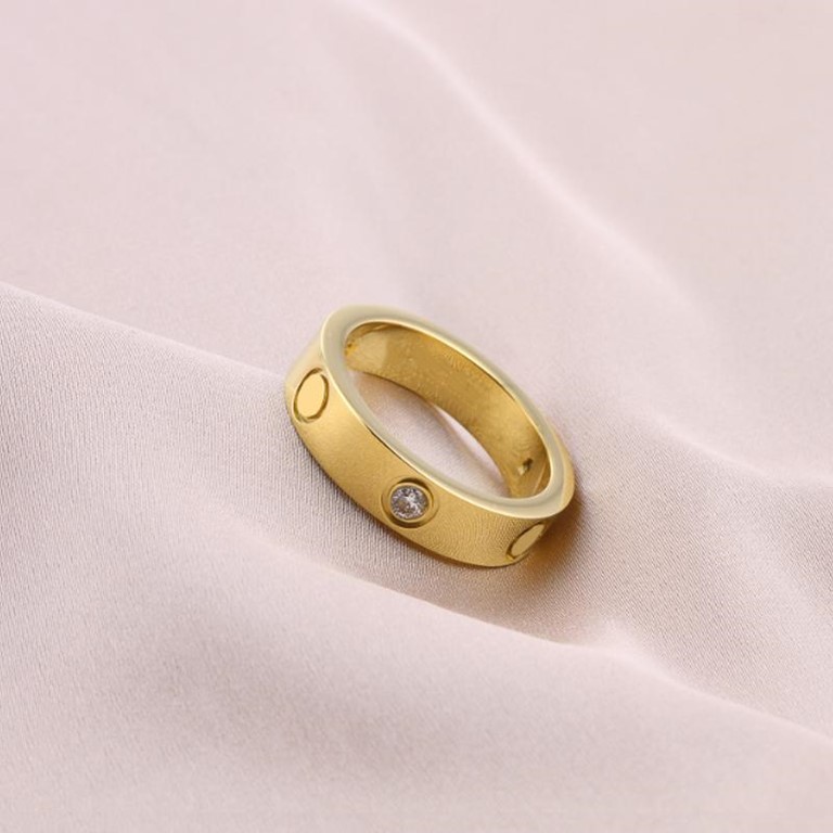 titanium steel Women gold plated Love cz diamond Rings silver men promise for lovers jewelry with dust bag
titanium steel Women gold plated Love cz diamond Rings silver men promise for lovers jewelry with dust bag