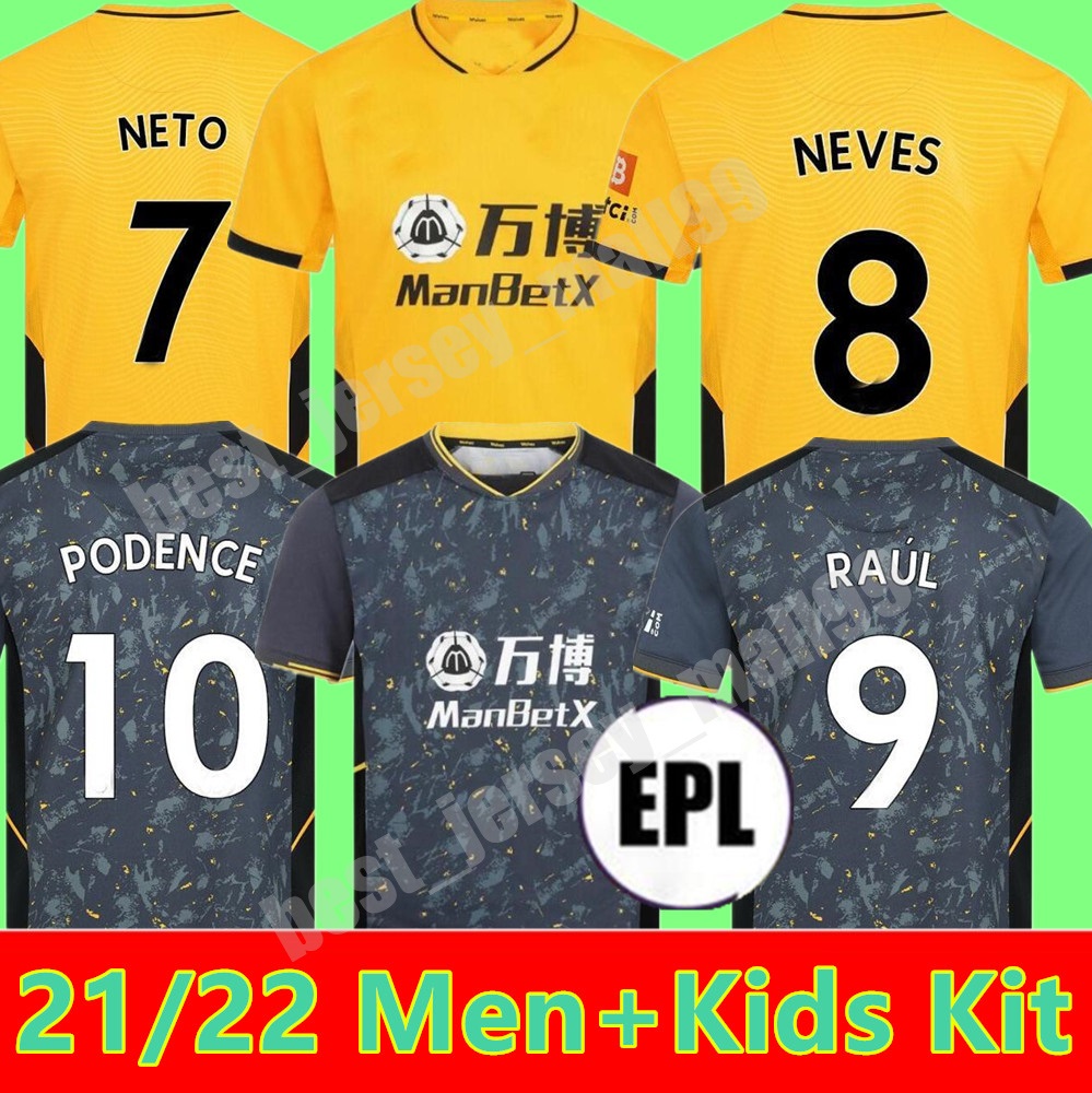 2021 2022 Wolves SEMEDO RAUL NETO Soccer Jerseys Home Away Men Kids Kits 21 22 Wanderers J.OTTO PODENCE Football Shirt ADAMA sets Uniform FÁBIO SILVA, Away+league patch kids
2021 2022 Wolves SEMEDO RAUL NETO Soccer Jerseys Home Away Men Kids Kits 21 22 Wanderers J.OTTO PODENCE Football Shirt ADAMA sets Uniform FÁBIO SILVA, Away+league patch kids