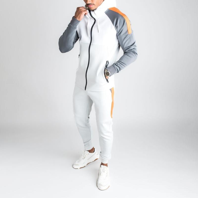 Men's Tracksuits Tracksuit 2 Piece Set Jogging Suit Men Sport Clothes Running Sweatsuit Long Sleeve Autumn Workout 2021