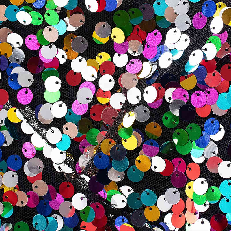 Foridol Colorful Sequin Blouse Shirt Sexy Club Camis Tank V Neck Crop Top Short Tops Blouse Shirts Summer 210415