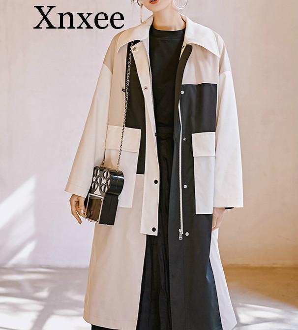 Women's Trench Coats Xnxee 2021 Fashion Spring Windbreaker For Women Contrast Color Long Overcoat Female Large Size, Tan;black
Women's Trench Coats Xnxee 2021 Fashion Spring Windbreaker For Women Contrast Color Long Overcoat Female Large Size, Tan;black