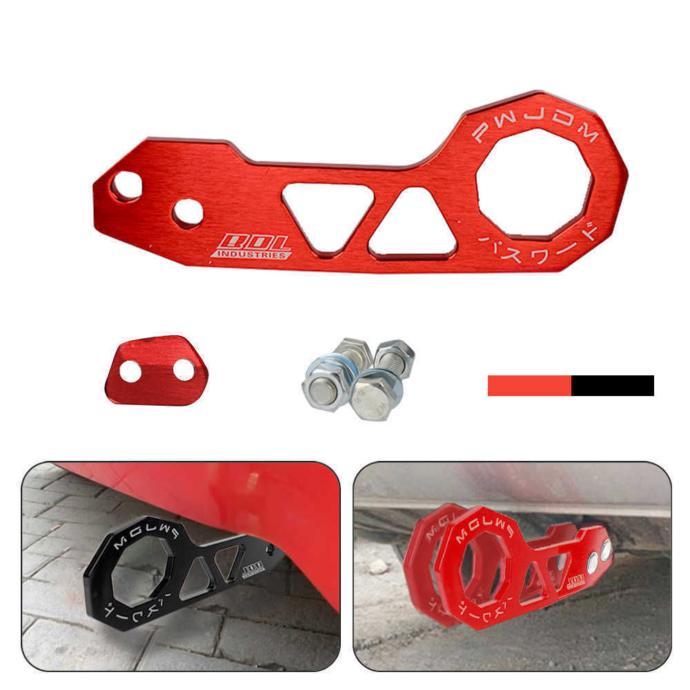 for Towing Tools JDM AK-8108 Universal Accessories Rhombic Towbar Car Front Trailer Hook Aluminum Alloy