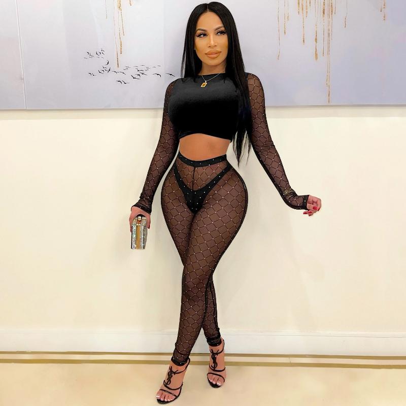 Women's Two Piece Pants 2021 Elegant Fashion Design 2 Pcs Women Set Solid Patchwork Diamond Short Tops Long Sexy Night Club Outfits, White
Women's Two Piece Pants 2021 Elegant Fashion Design 2 Pcs Women Set Solid Patchwork Diamond Short Tops Long Sexy Night Club Outfits, White