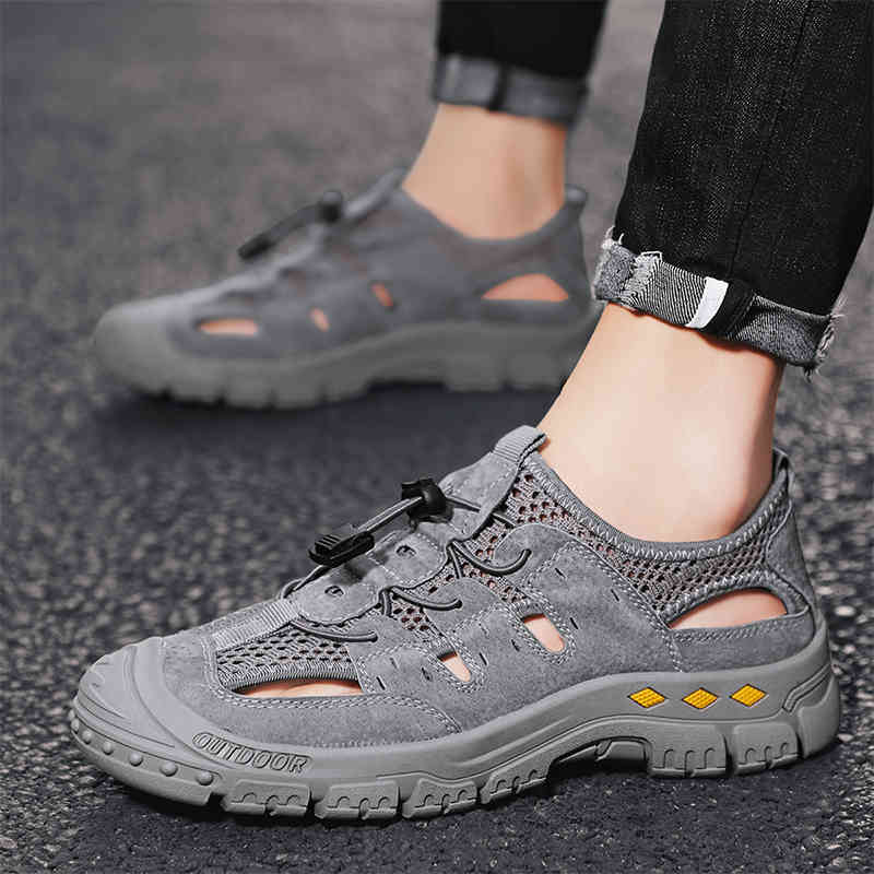 slippers summer sandals men genuine leather classic roman slipper outdoor sneaker beach rubber water trekking oxts, Black
slippers summer sandals men genuine leather classic roman slipper outdoor sneaker beach rubber water trekking oxts, Black