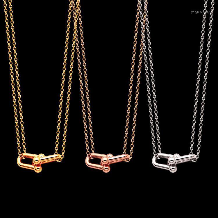 Chains Wholesale Titanium Steel T Letter 2 U-shaped Chain Double Necklaces Women's Foreign Trade U-byte
Chains Wholesale Titanium Steel T Letter 2 U-shaped Chain Double Necklaces Women's Foreign Trade U-byte