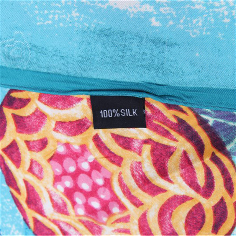 130cm New Silk Scarf Square Floral Horse Print Shawl Beach Towel Fashion Handkerchief