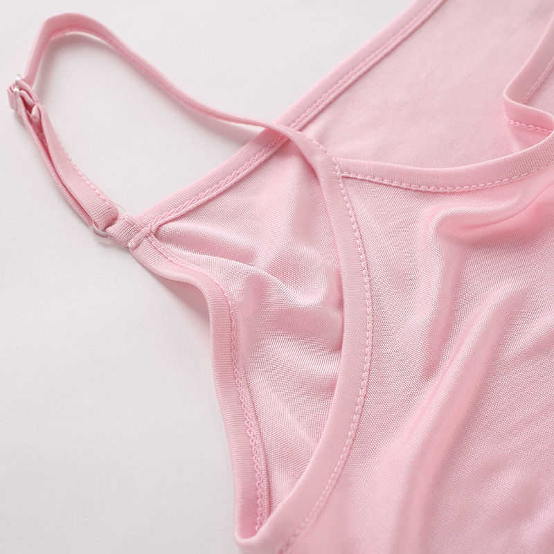 3pcs/lot Women Silk Camis Natural silk Solid Basic Comfortable Silk tank tops Spring Summer Bottoming Shirt 210625