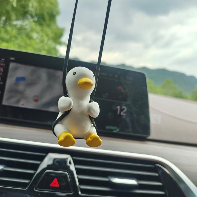 Interior Decorations Auto Rearview Mirror Pendant Cute Swing Duck Ornaments For Car Decoration Birthday Presents F19A
Interior Decorations Auto Rearview Mirror Pendant Cute Swing Duck Ornaments For Car Decoration Birthday Presents F19A